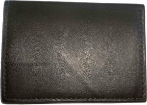 4 New Slim Leather Credit Card, ID card. picture Holder, 2 transparent windows - Image 9