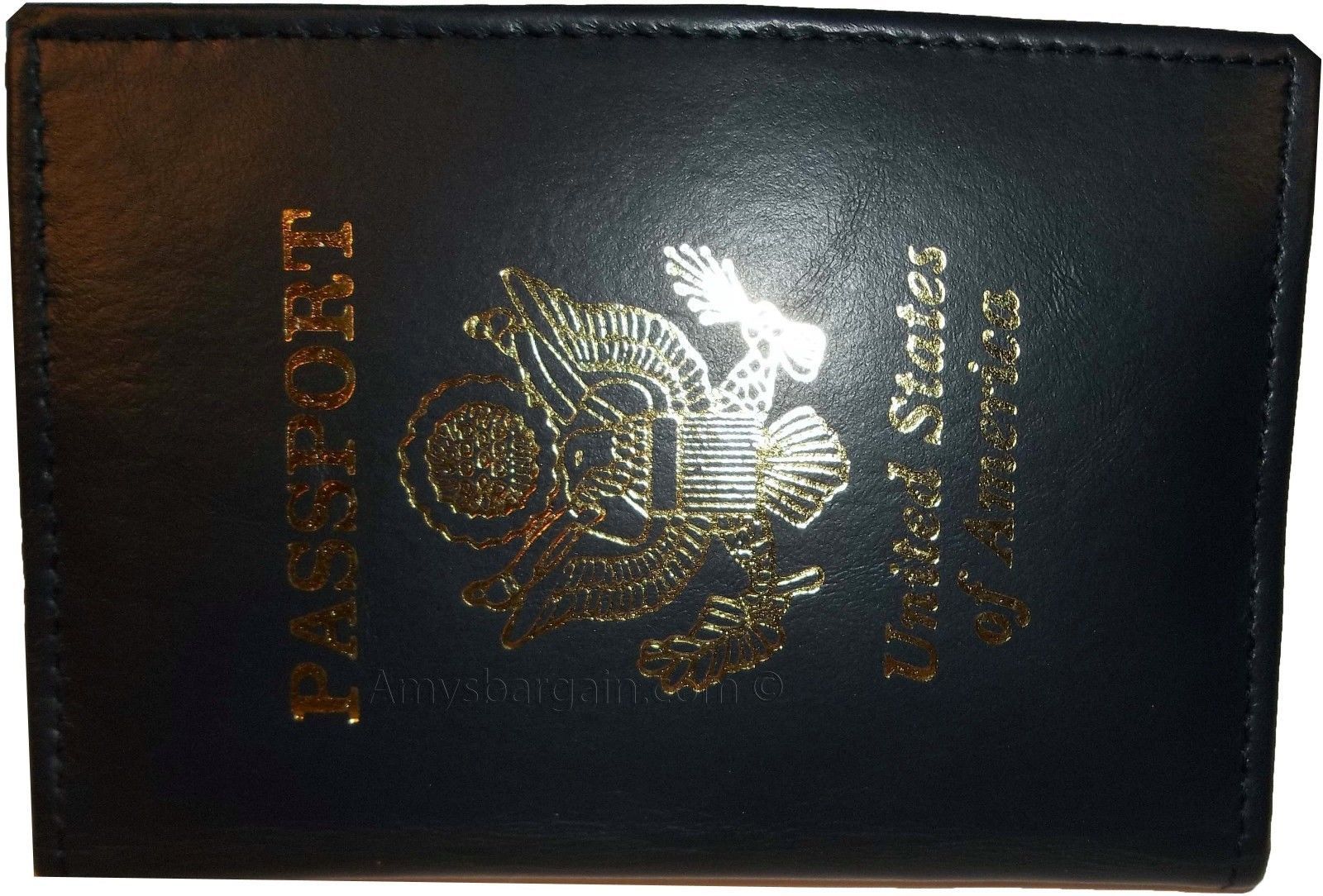 4 New USA Leather passport case wallet credit ATM card case ID holder Brand New - Image 5