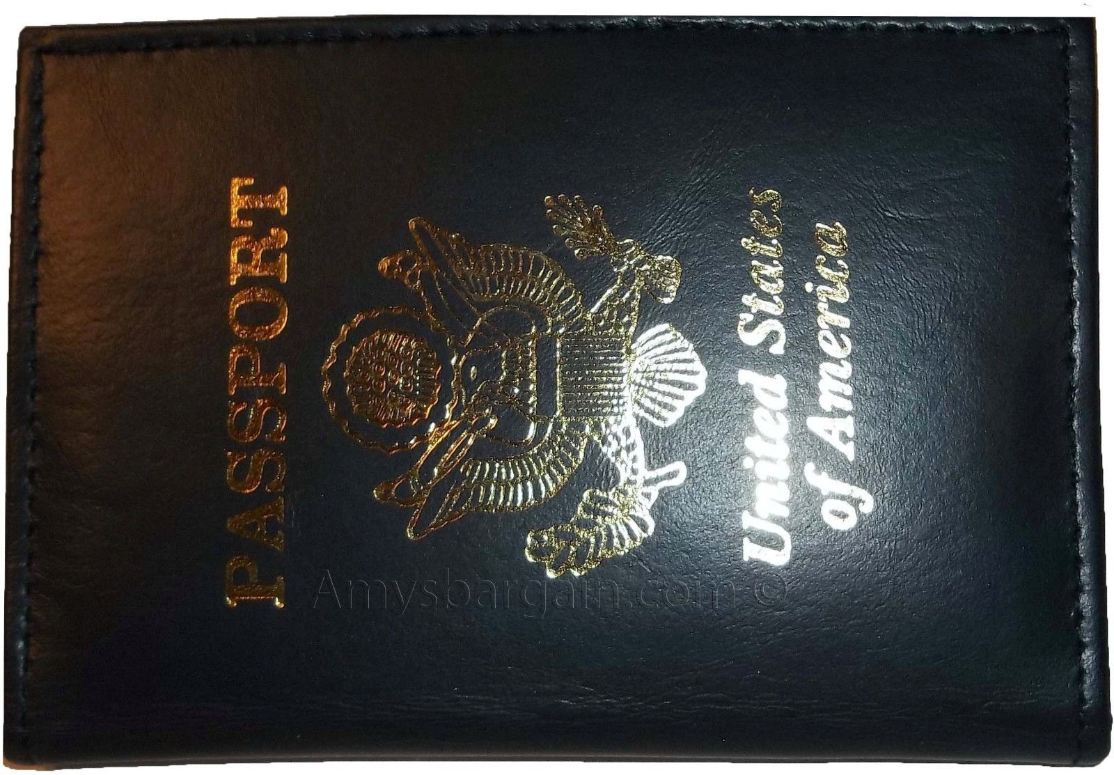 4 New USA Leather passport case wallet credit ATM card case ID holder Brand New - Image 10