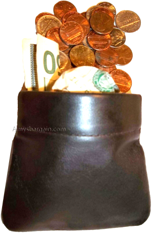 6 new leather squeeze change purse metal framed squeeze coin change case - Image 3
