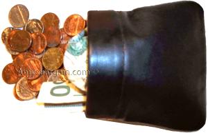 6 new leather squeeze change purse metal framed squeeze coin change case - Image 4