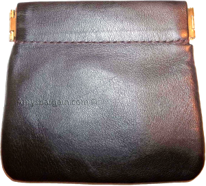 6 new leather squeeze change purse metal framed squeeze coin change case - Image 10