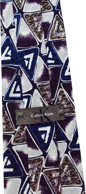 Calvin Klein necktie 100% silk tie neck wear made in USA new designer tie - Image 3