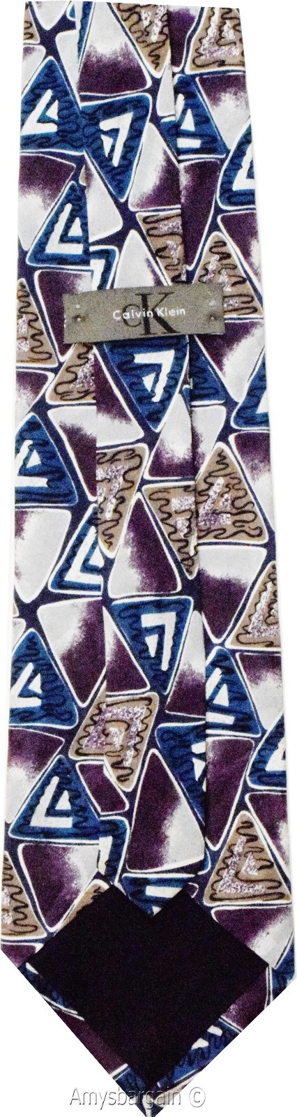 Calvin Klein necktie 100% silk tie neck wear made in USA new designer tie - Image 7
