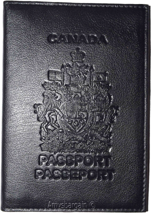 Canadian Leather passport cover. Wallet. Canada Passport case. Passport holder - Image 3