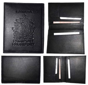 Canadian Leather passport cover. Wallet. Canada Passport case. Passport holder