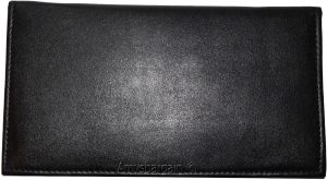 Checkbook wallet Leather Checkbook cover. Credit card wallet zip change purse BN - Image 11