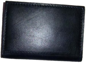 Leather business card case black ID credit card picture card case new card case - Image 4