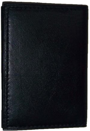 Leather business card case black ID credit card picture card case new card case - Image 5