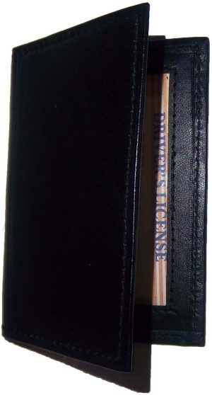 Leather business card case black ID credit card picture card case new card case - Image 7