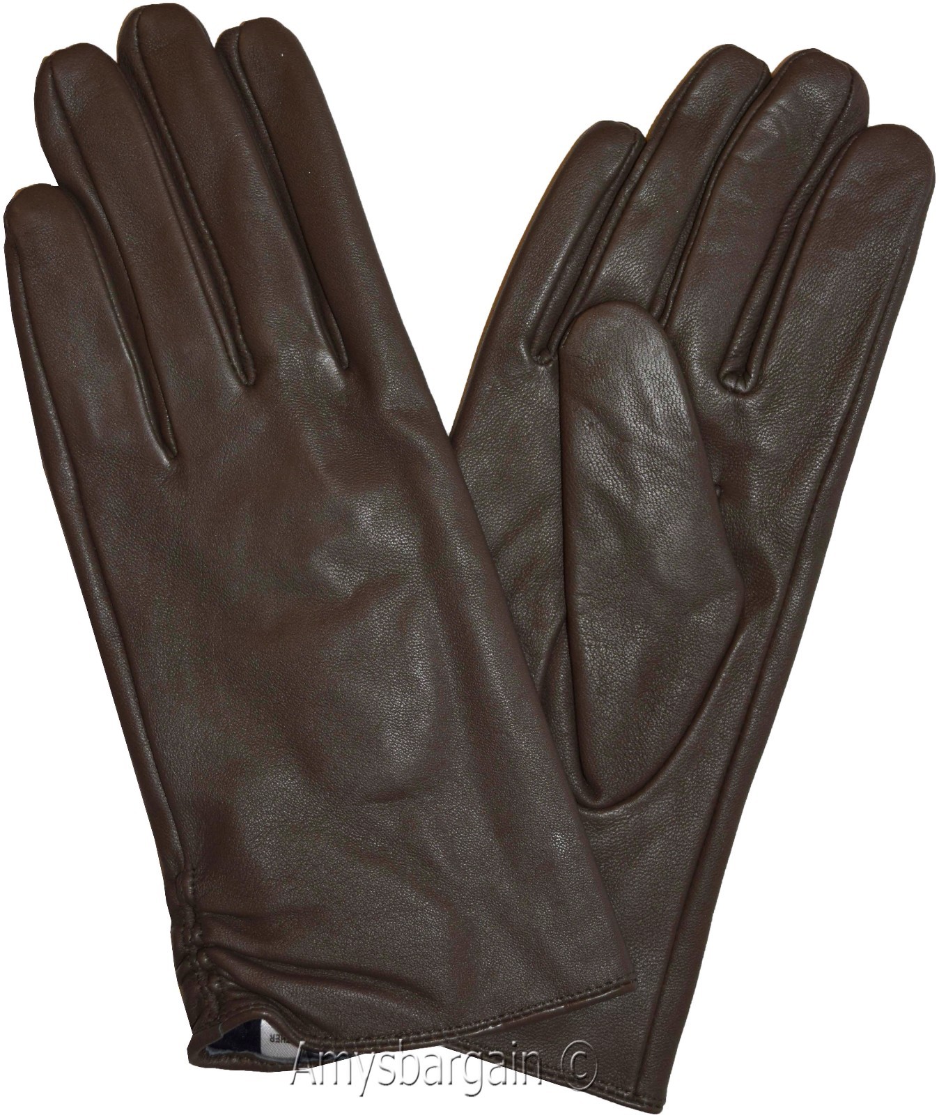 Leather gloves. Woman's Size (L) Leather winter Gloves. Dress Gloves New Gloves - Image 7
