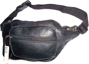Leather waist pouch large waist bag leather bag Fanny pack sports bag 6 pockkets - Image 4