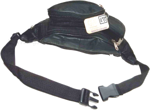 Leather waist pouch large waist bag leather bag Fanny pack sports bag 6 pockkets - Image 7