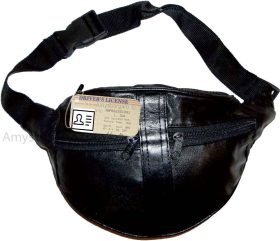 Leather waist pouch. medium waist bag, leather bag, Fanny pack BNWT Low price
