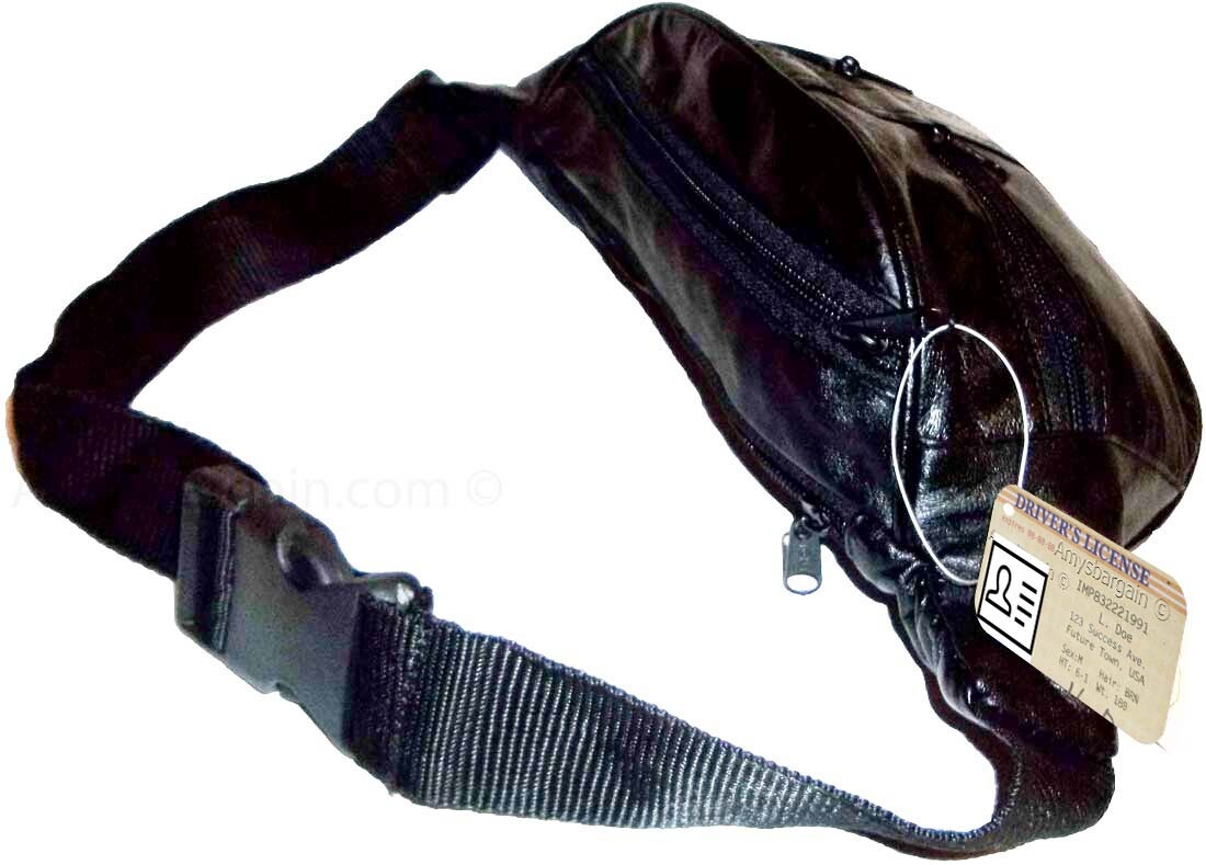 Leather waist pouch. medium waist bag, leather bag, Fanny pack BNWT Low price - Image 9