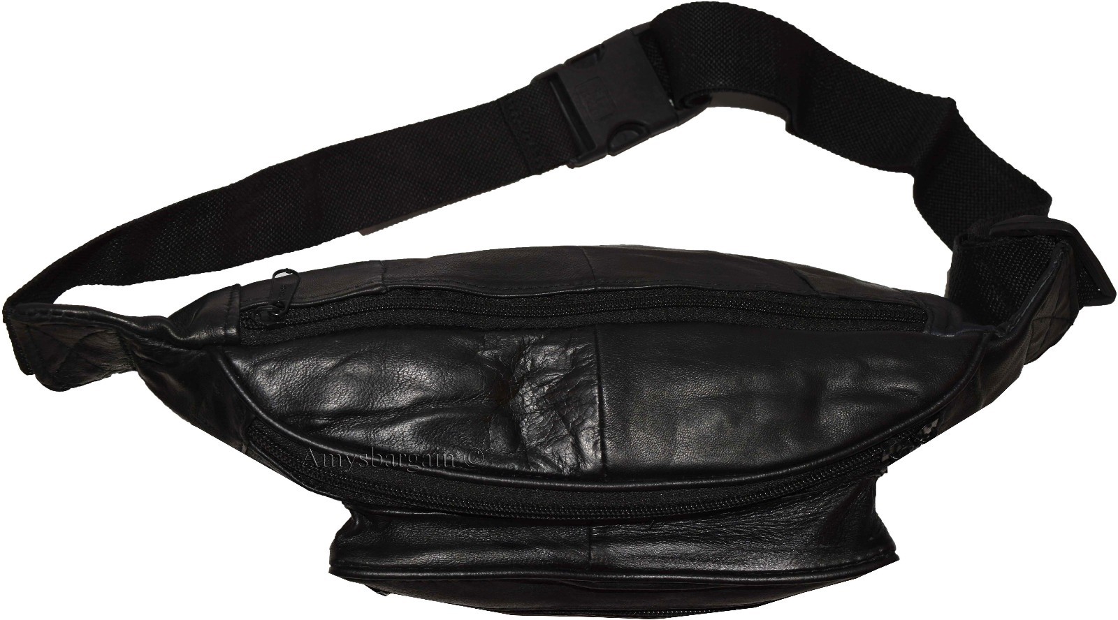 Leather waist pouch. waist bag, leather bag, Fanny pack 44" adjustable band New - Image 11