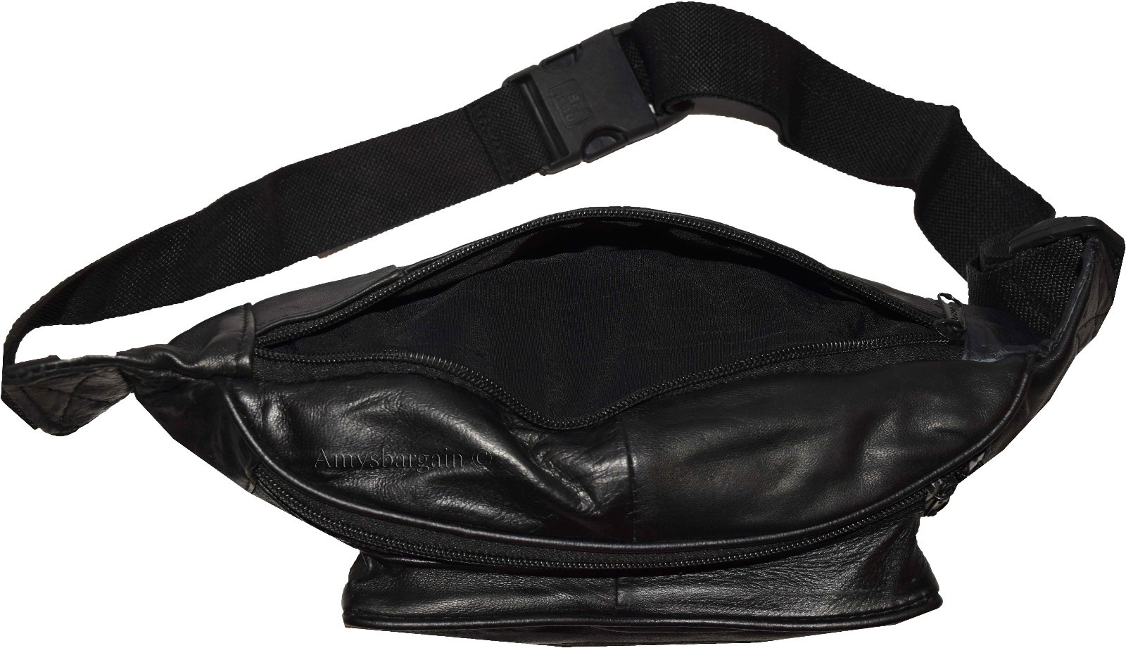 Leather waist pouch. waist bag, leather bag, Fanny pack 44" adjustable band New - Image 12