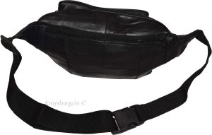 Leather waist pouch. waist bag, leather bag, Fanny pack 44" adjustable band New - Image 8