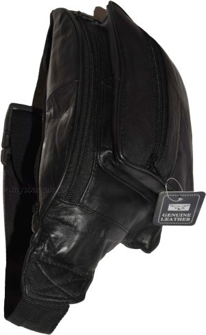 Leather waist pouch. waist bag, leather bag, Fanny pack 44" adjustable band New - Image 10