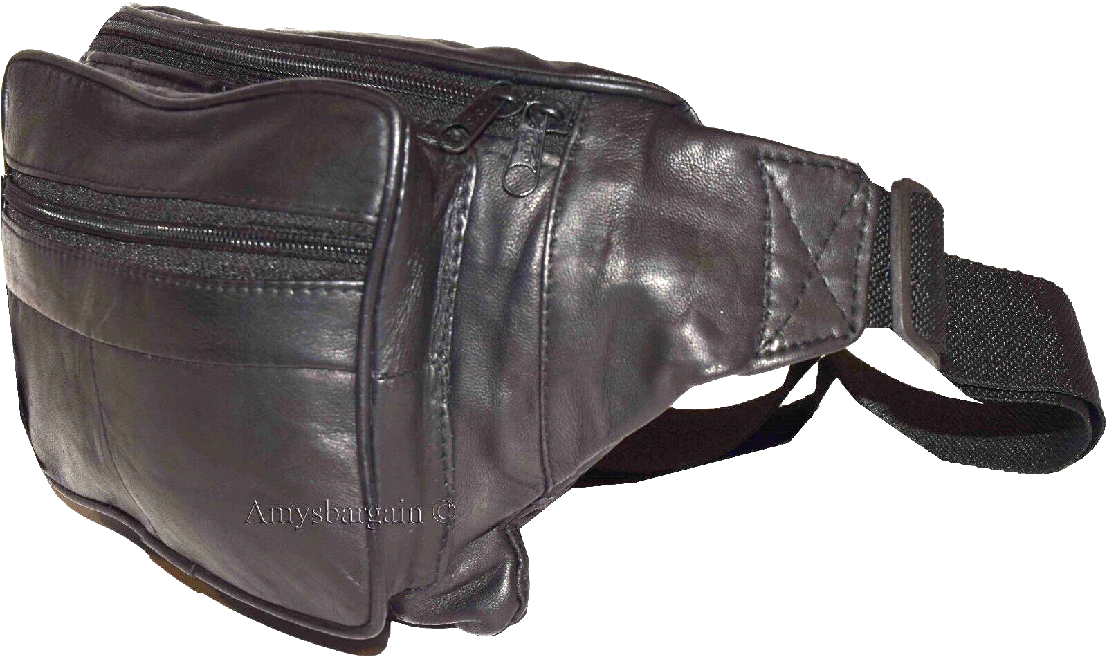 Leather waist pouch. waist bag, leather bag, Fanny pack 44 inch adjustable band - Image 10