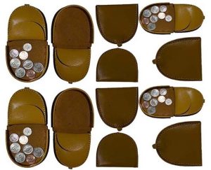 Lot of 12 New Black Leather change purse Coin case Coin holder change purse - Image 8