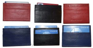Lot of 12 Slim Credit card case, 5 Credit card leather case, Thin flat card case - Image 3