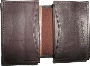 Lot of 12 leather business card case 100 plus card case, Brown card case brn new - Image 11