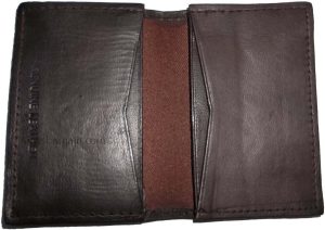 Lot of 12 leather business card case 100 plus card case, Brown card case brn new - Image 3