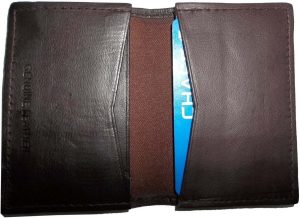 Lot of 12 leather business card case 100 plus card case, Brown card case brn new - Image 4