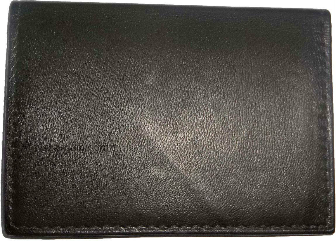 Lot of 12 slim leather business card case credit card 2 id windows mew - Image 6