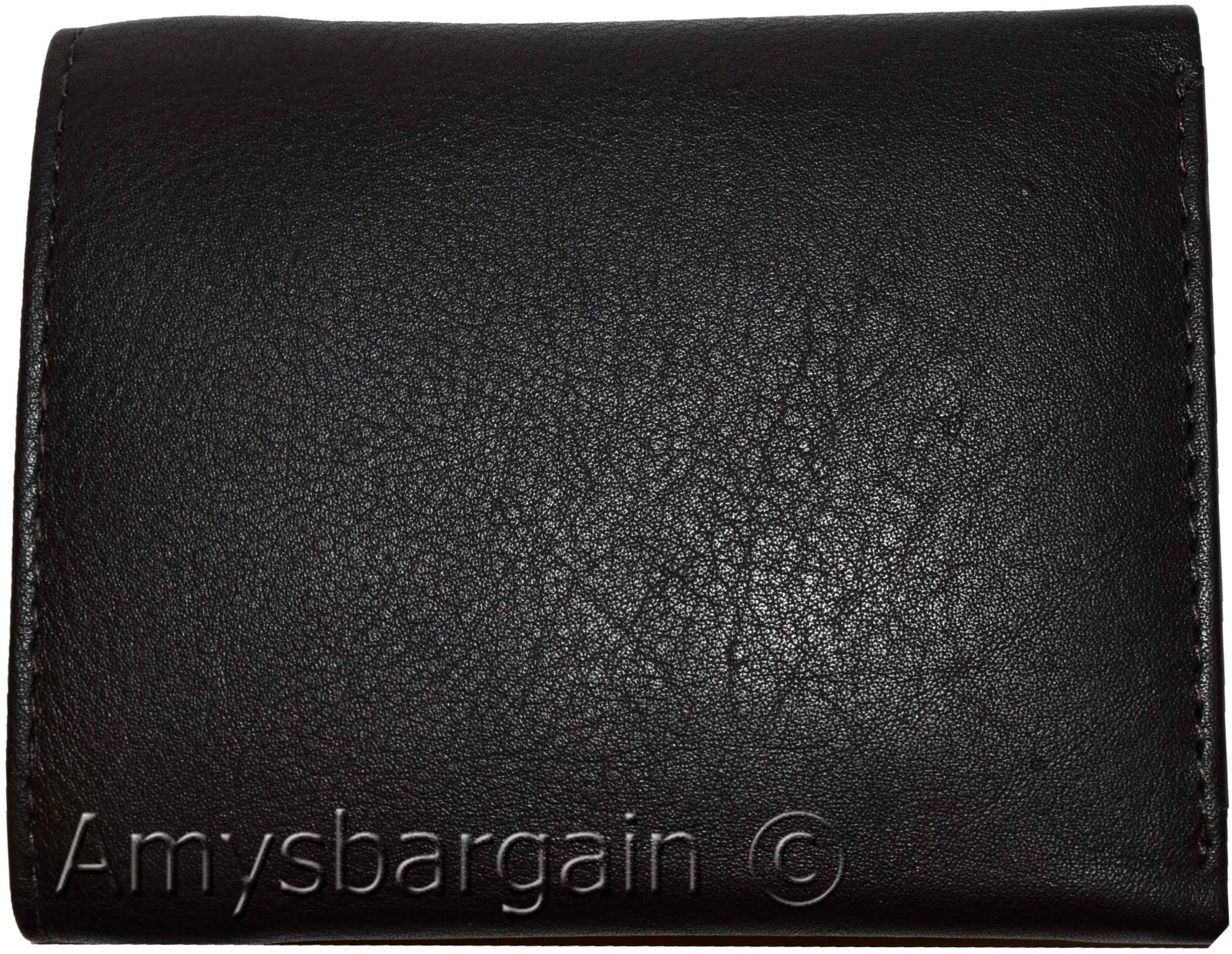 Lot of 2 FIZA NY Leather man's Tri-fold wallet Black Billfold wallet, New in Box - Image 8
