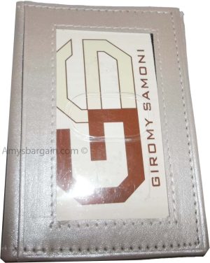 Lot of 2 Leather business card credit card case ID ATM wallet new card carrier - Image 5