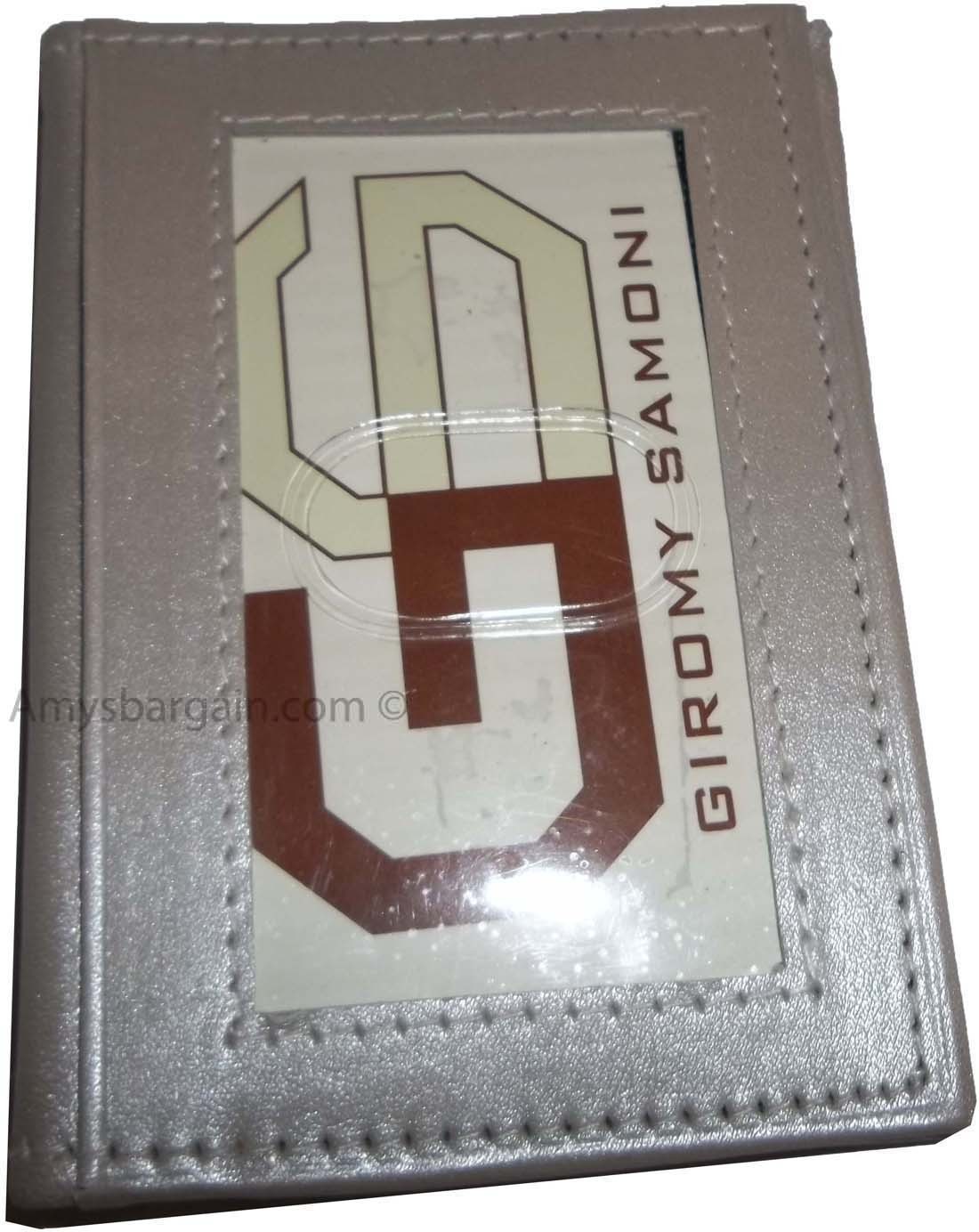 Lot of 2 Leather business card credit card case ID ATM wallet new card carrier - Image 7