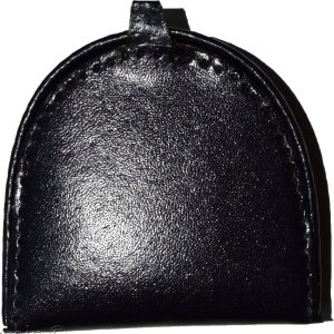 Lot of 2 New Black Leather change purse Coin case Coin holder black change case - Image 7