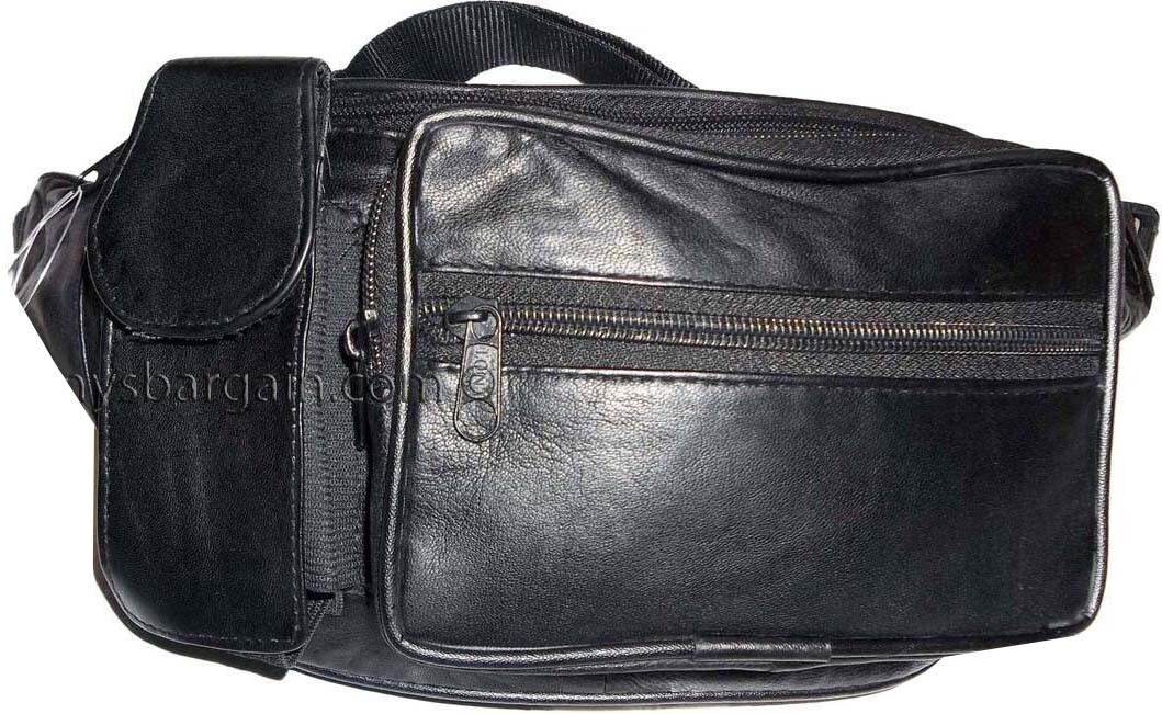 Lot of 2 New Leather waist pouches waist bag Unbranded leather Fanny pack new WT - Image 4