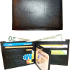 Lot of 2 New Man's Roman styled leather wallet 2 bill slots 12 credit cards 1 ID