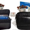 Lot of 2 New Mini leather bag belt loop bag Black waist Business credit card bag