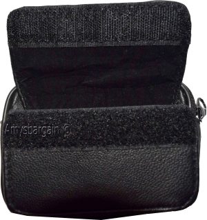 Lot of 2 New Mini leather bag belt loop bag Black waist Business credit card bag - Image 10