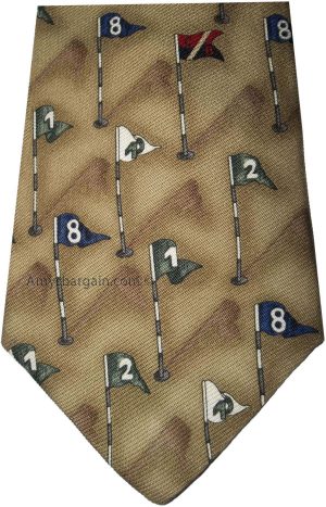 Lot of 3 Men's tie Cutter and Buck Designer Silk Men's Neck Wear Made in USA - Image 12