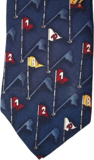 Lot of 3 Men's tie Cutter and Buck Designer Silk Men's Neck Wear Made in USA - Image 3
