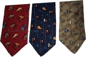 Lot of 3 Men's tie Cutter and Buck Designer Silk Men's Neck Wear Made in USA - Image 10