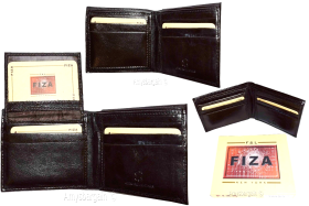 Lot of 3 Men's wallet Billfold Leather Wallet 9 card Brown leather wallet in box