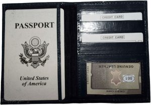 Lot of 3. New International Leather passport case wallet credit ATM card case ID - Image 3