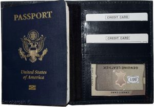 Lot of 3. New International Leather passport case wallet credit ATM card case ID - Image 9