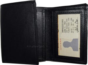 Lot of 3 New Trifold Leather Man’s wallet 9 card space 2 ID Window 2 bill slots - Image 10