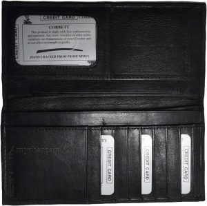 Lot of 3 Women/Men's Leather Checkbook Wallet Black Unbranded wallet card case - Image 12