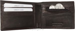 Lot of 3 man's wallet bifold 2-in-1 leather wallet 9 card slot 3 id 3 bill slots - Image 12