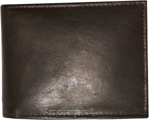 Lot of 3 man's wallet bifold 2-in-1 leather wallet 9 card slot 3 id 3 bill slots - Image 5