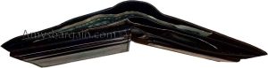 Lot of 4 Men's bi-fold Leather Wallet 7 credit card ID Change purse 2 bill slots - Image 8