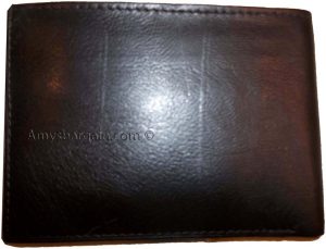 Lot of 4 New man's skinny leather Bi-fold wallet 6 bank card holder 2 bill slots - Image 6